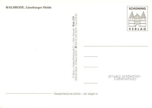 Walsrode Lueneburger Heide Schmiedeeisernes Tor Strassenpartie Bru – Bild 2