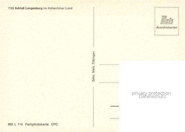 Langenburg Wuerttemberg Schloss Langenburg Hohenloher Land – Bild 2