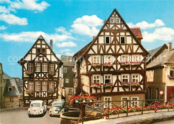 Wetzlar Kornmarkt Altstadt Fachwerkhäuser