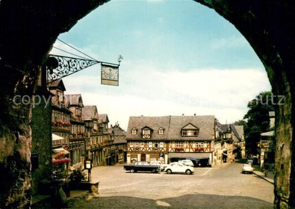 Braunfels Marktplatz Altstadt Fachwerkhäuser