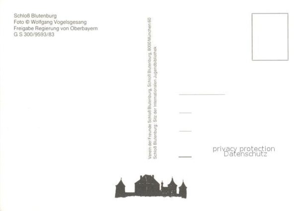 Muenchen Schloss Blutenburg Fliegeraufnahme – Bild 2