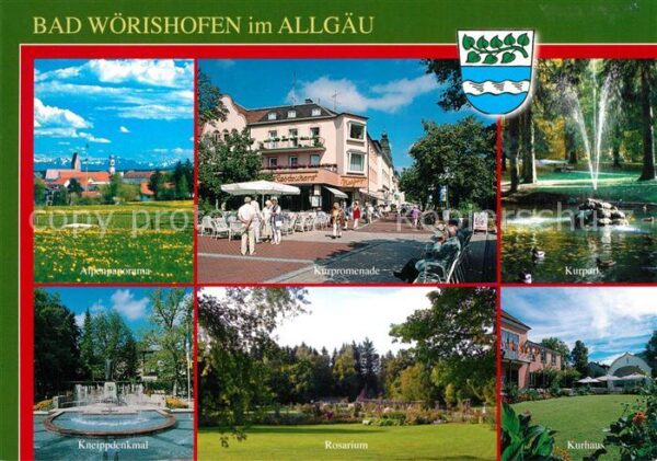 Bad Woerishofen Alpenpanorama Kurpromenade Kurpark Knei