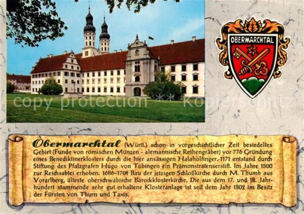Obermarchtal Benediktinerkloster Chronik Wappen