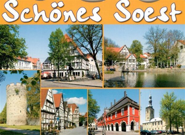 Soest Arnsberg Teilansichten Altstadt Fachwerkhäuser K