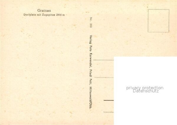 Grainau Dorfplatz Zugspitze – Bild 2