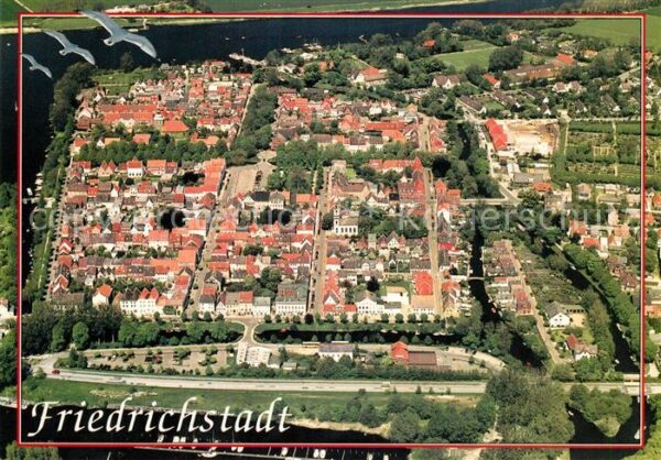 Friedrichstadt Eider Fliegeraufnahme