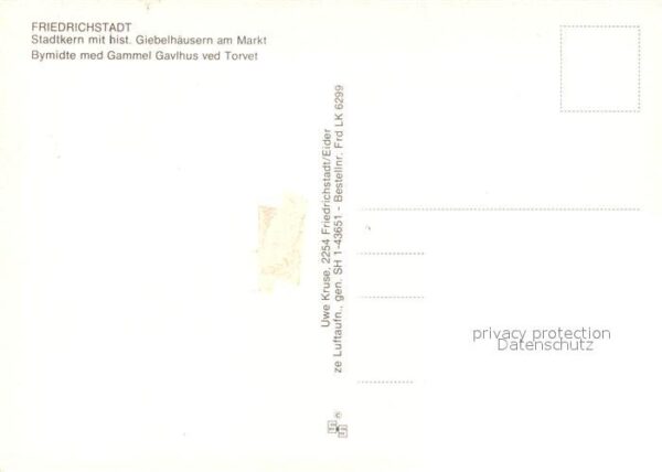 Friedrichstadt Eider Fliegeraufnahme Giebelhäusern Markt – Bild 2