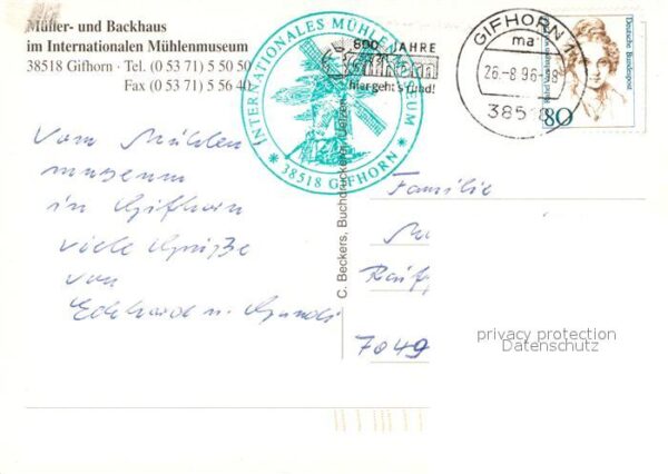 Gifhorn Müller- Backhaus Internationaler Mühlen – Bild 2