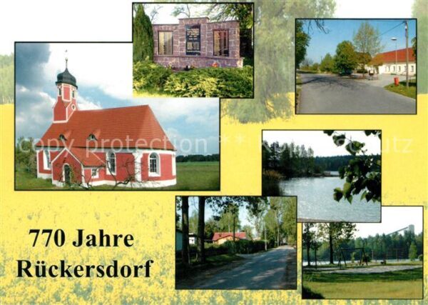 Rueckersdorf Brandenburg Kirche Ehrenmal