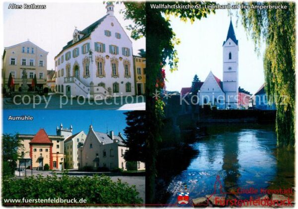 Fuerstenfeldbruck Altes Rathaus Aumühle Wallfahrtskirche