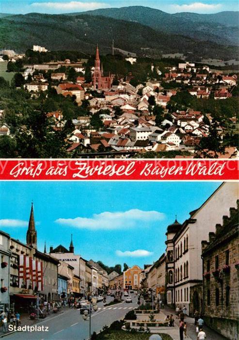 Zwiesel Niederbayern Stadtplatz