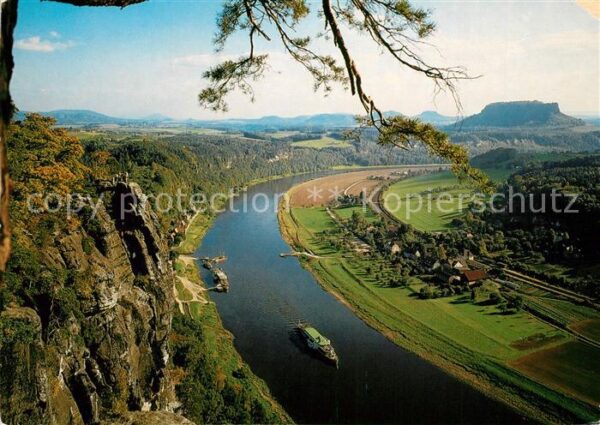 Rathen Saechsische Schweiz Lilienstein Bastei