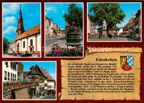 Edenkoben Evangelische Kirche Rathaus Bahnhofstra