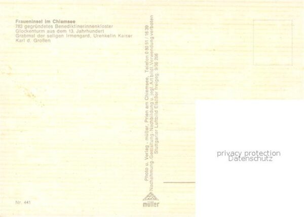Fraueninsel Chiemsee Fliegeraufnahme Gstadt – Bild 2