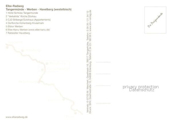 Tangermuende Radweg Werben Havelberg Elbtor Verkehrt – Bild 2
