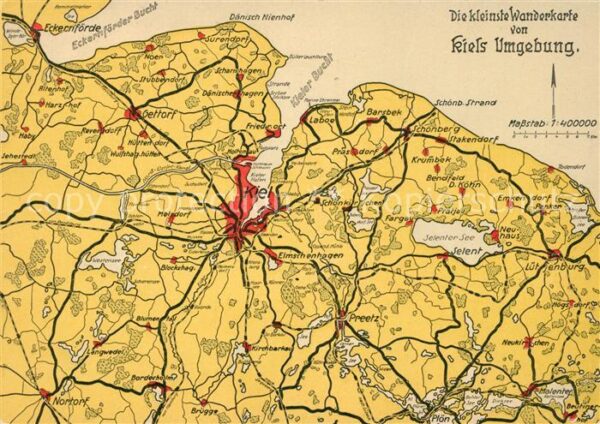 Kiel Ortungskarte Preetz Eckernförde
