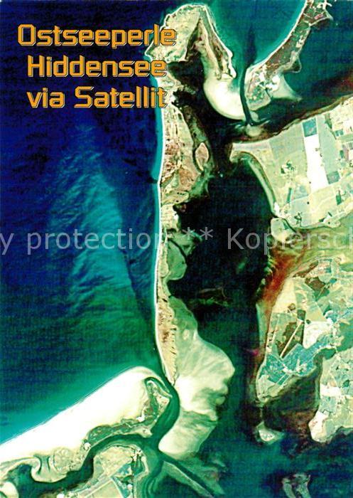 Insel Hiddensee Satellitbild