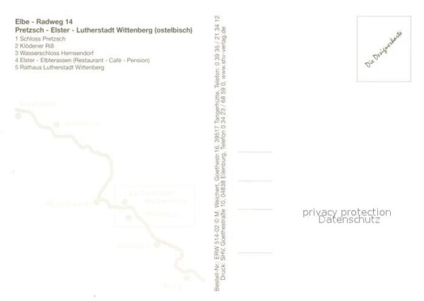 Pretzsch Elbe Schloss Klödener Riss Rathaus Luthersta – Bild 2