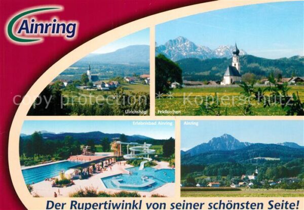 Ainring Ulrichshögl Feldkirchen Schwimmbad Pano
