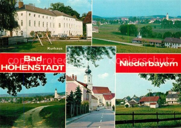 Bad Hoehenstadt Kurhaus Kirche Panorama