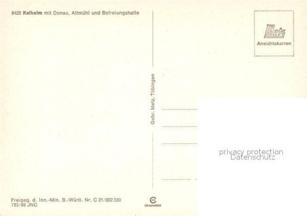 Kelheim Fliegeraufnahme Altmühl Befreiungshalle – Bild 2