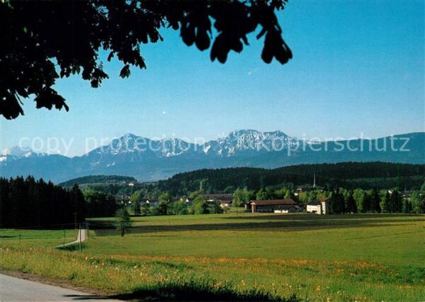 Kirchanschoering Watzmann Hochstaufen Zwiesel Panorama