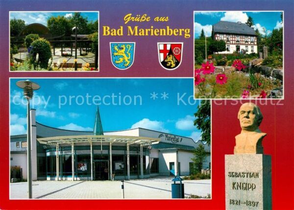Bad Marienberg Denkmal Sebastian Kneipp Kursanatorium