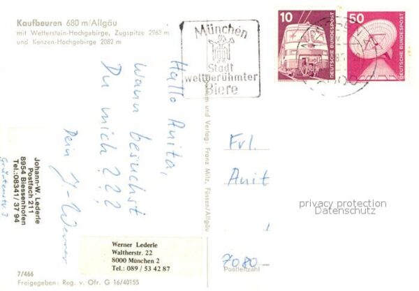 Kaufbeuren Fliegeraufnahme Wetterstein Hochgebirge – Bild 2