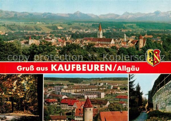Kaufbeuren Kirche Alpen Stadtmauer