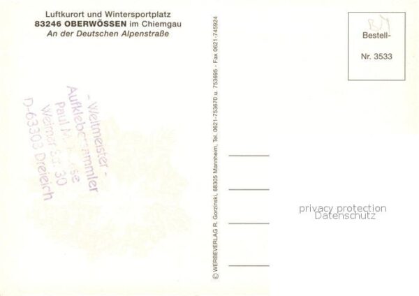 Oberwoessen Kirche Kapelle Dorfansichten – Bild 2