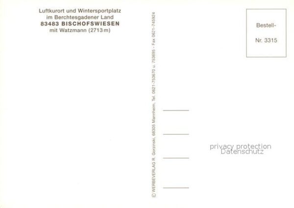Bischofswiesen Fliegeraufnahme Watzmann – Bild 2