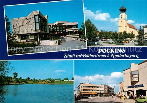 Pocking Kirche Rathaus