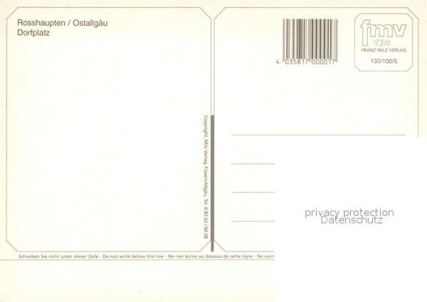 Rosshaupten Forggensee Dorfplatz Kirche – Bild 2