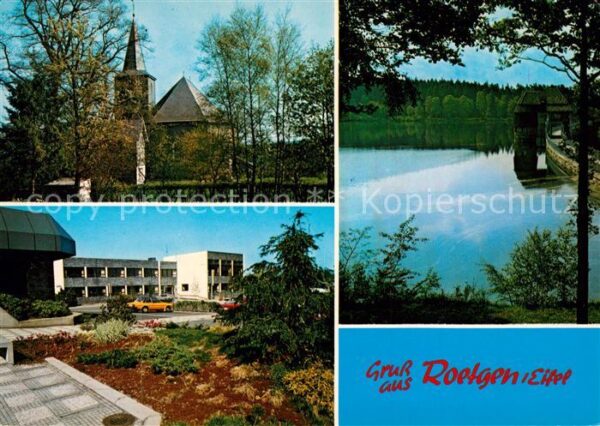 Roetgen Eifel Kirche See Stadtansicht