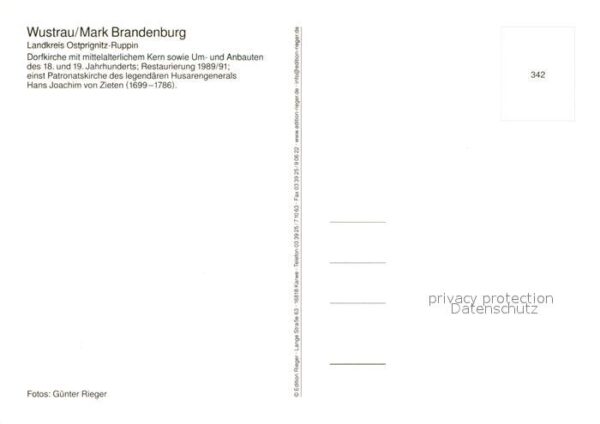 Wustrau Dorfkirche Altarraum innen – Bild 2