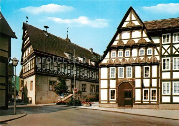 Hoexter Weser Küsterhaus Fachwerkhaus