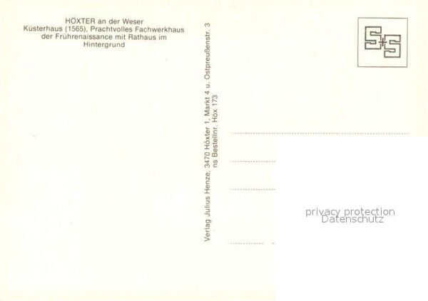 Hoexter Weser Küsterhaus Fachwerkhaus – Bild 2