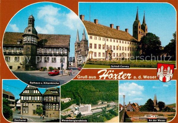 Hoexter Weser Rathaus Kilianikirche Schloss Corvey De