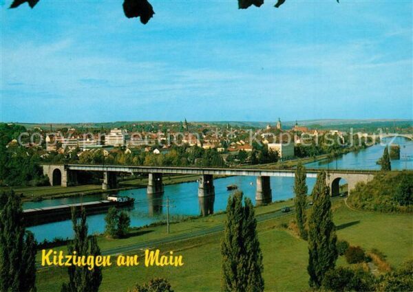 Kitzingen Main Mainbrücke Panorama