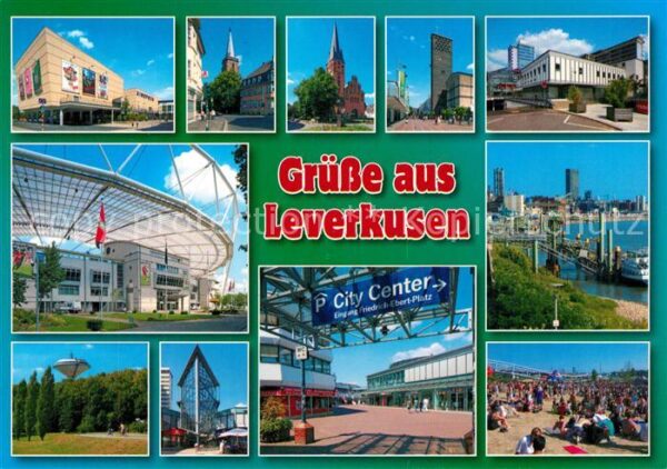 Leverkusen Kirchen Fußballstadion Panoramen