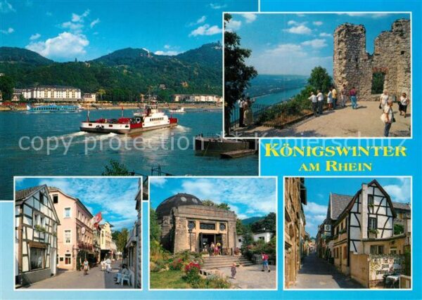 Koenigswinter Ruine Stadtansichten