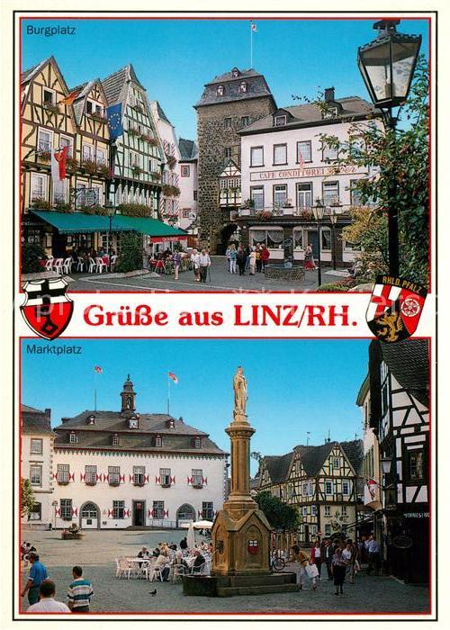 Linz Rhein Marktplatz Burgplatz