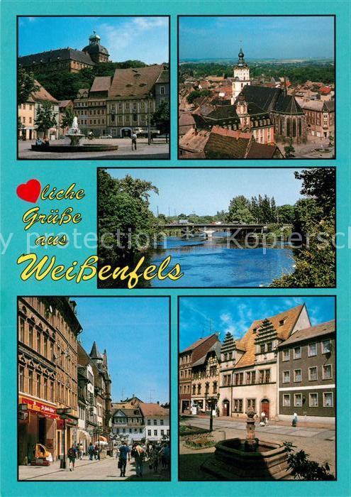 Weissenfels Saale Markt Schloss Stadtkirche Sankt Marien