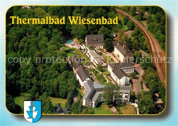 Wiesenbad Fliegeraufnahme Wappen REHA Klinik Miri