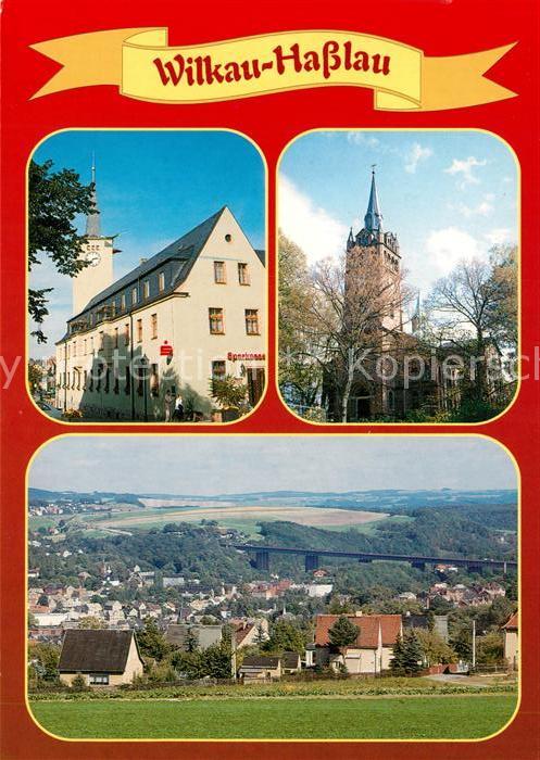 Wilkau-Hasslau Panorama Brücke Kirche