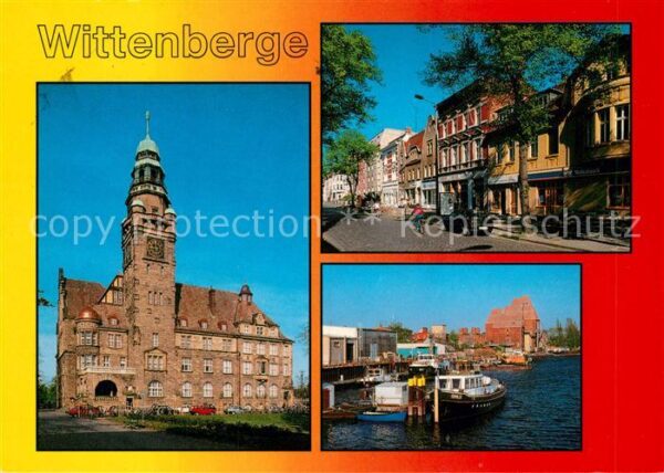 Wittenberge Prignitz Rathaus Bahnstraße Hafen