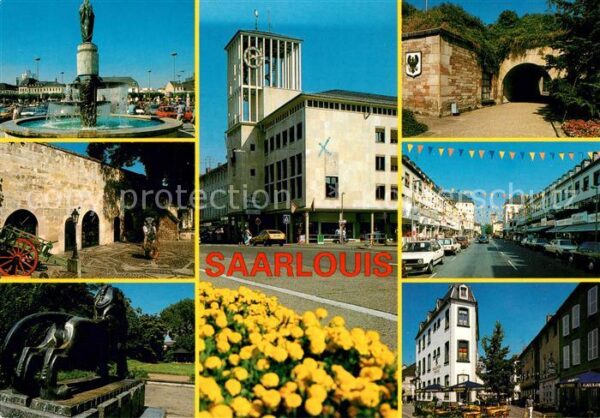 Saarlouis Marienbrunnen Kasematten Löwe Von Letto