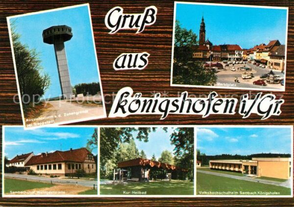 Bad Koenigshofen Aussichtsturm Zonengrenze Trappstedt Ma