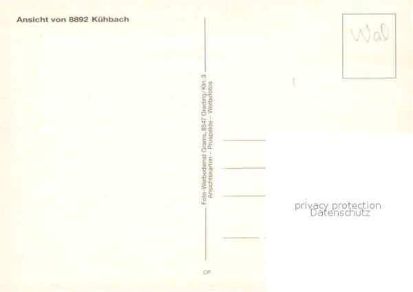 Kuehbach Schwaben Ortsmotiv mit Kirche – Bild 2