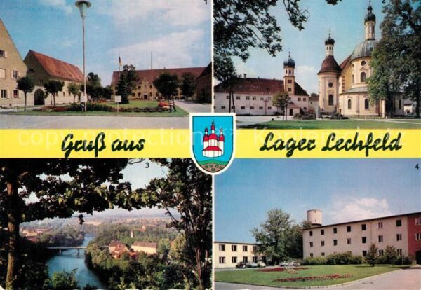 Lager Lechfeld Hauptwache Südwache Kloster Panorama Le